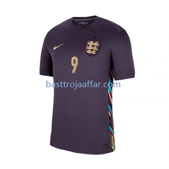 England Harry Kane 9 Män Borta Fotbollströja Euro 2024 Kortärmad