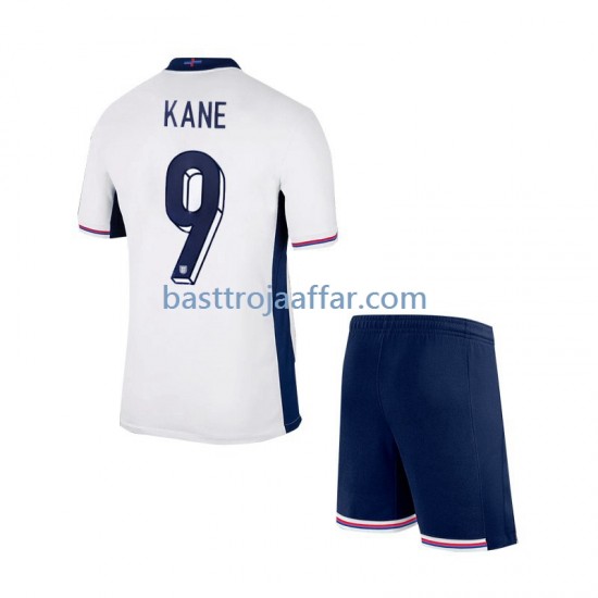 England Harry Kane 9 Barn Hemma Fotbollströja Euro 2024 Kortärmad