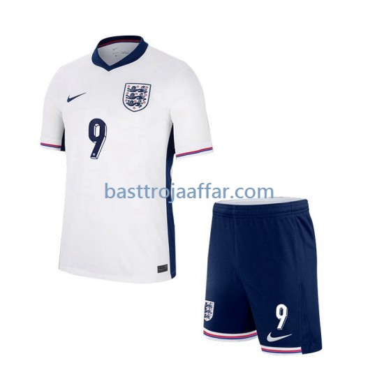 England Harry Kane 9 Barn Hemma Fotbollströja Euro 2024 Kortärmad