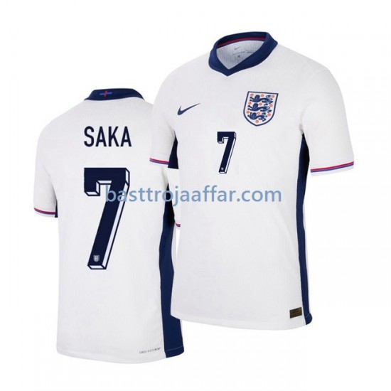 England Saka 7 Män Hemma Fotbollströja Euro 2024 Kortärmad