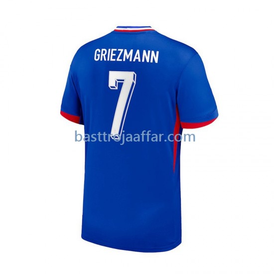Frankrike Antoine Griezmann 7 Män Hemma Fotbollströja Euro 2024 Kortärmad