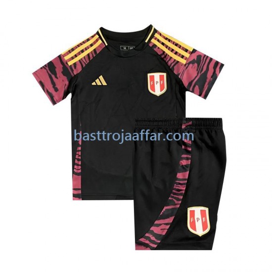 Peru Barn Borta Fotbollströja 2024 Kortärmad