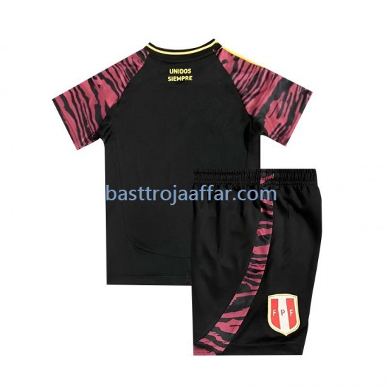 Peru Barn Borta Fotbollströja 2024 Kortärmad