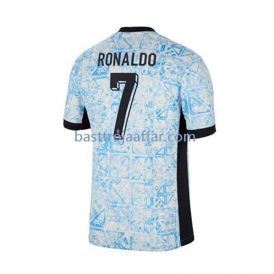Portugal Cristiano Ronaldo 7 Män Borta Fotbollströja Euro 2024 Kortärmad