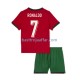 Portugal Cristiano Ronaldo 7 Barn Hemma Fotbollströja Euro 2024 Kortärmad