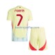 Spanien Alvaro Morata 7 Barn Borta Fotbollströja Euro 2024 Kortärmad