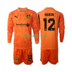 FK Bodø/Glimt Nikita Haikin 12 Målvakt Barn Borta Fotbollströja 2025 Långärmad