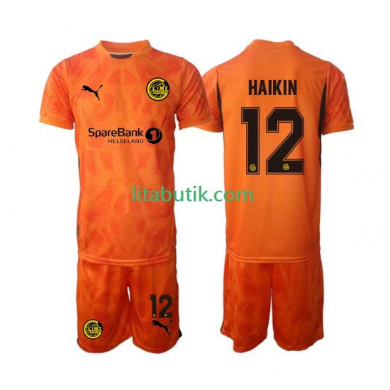 FK Bodø/Glimt Nikita Haikin 12 Målvakt Barn Borta Fotbollströja 2025 Kortärmad
