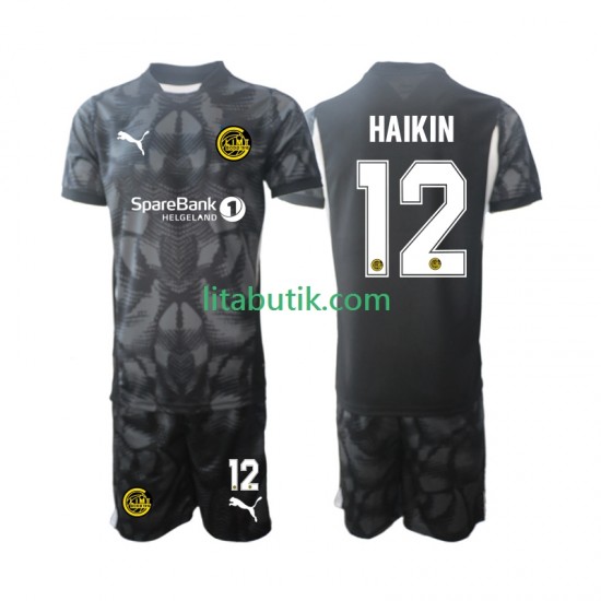 FK Bodø/Glimt Nikita Haikin 12 Målvakt Barn Hemma Fotbollströja 2025 Kortärmad