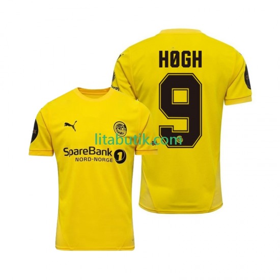 FK Bodø/Glimt Kasper Hogh 9 Män Hemma Fotbollströja 2025 Kortärmad