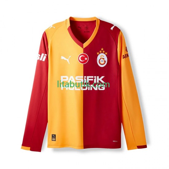 Galatasaray SK Män Hemma Fotbollströja 2025-2026 Långärmad