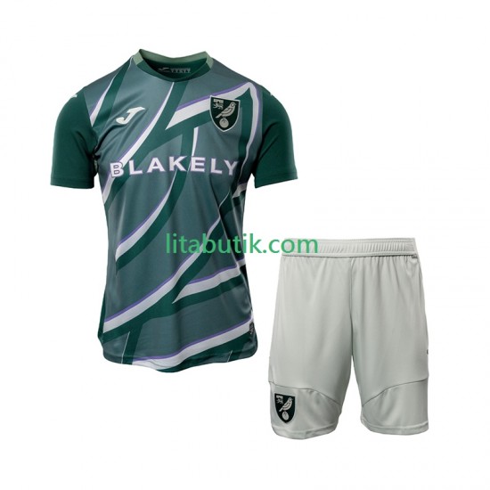 Norwich City Barn Borta Fotbollströja 2025-2026 Kortärmad