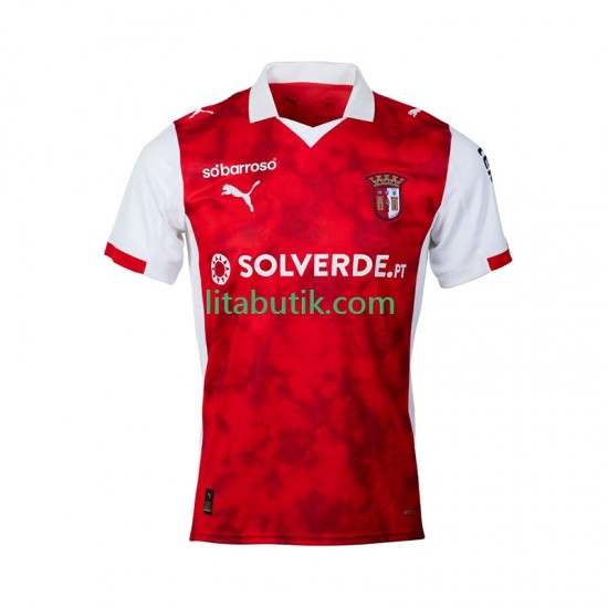 SC Braga Män Hemma Fotbollströja 2025-2026 Kortärmad