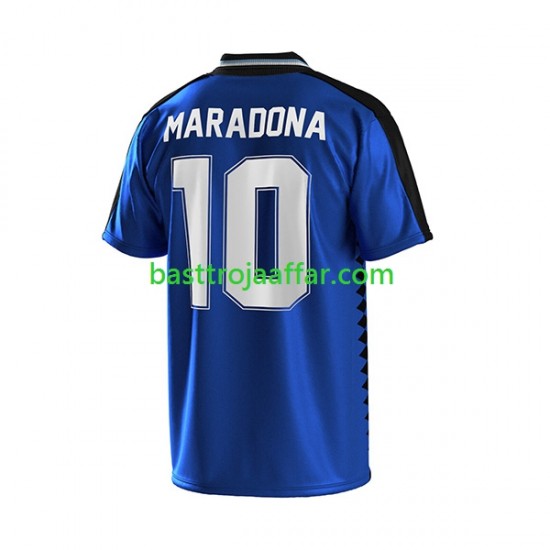 Argentina MARADONA 10 1994 Retro Barn Borta Fotbollströja Kortärmad