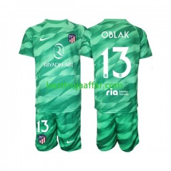 Atlético Madrid Jan Oblak 13 Green color Målvakt Barn Borta Fotbollströja 2023-2024 Kortärmad Atlético Madrid Jan Oblak 13 Green color Målvakt Barn Borta Fotbollströja 2023-2024 Kortärmad