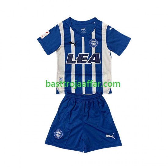 Deportivo Alaves Barn Hemma Fotbollströja 2023-2024 Kortärmad