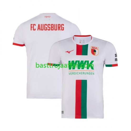 FC Augsburg Män Hemma Fotbollströja 2023-2024 Kortärmad