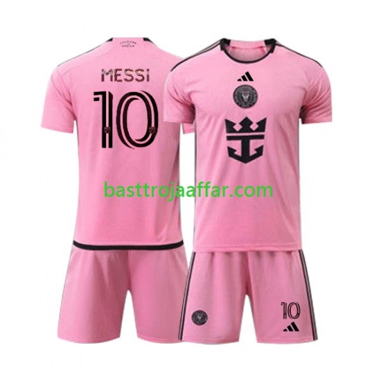 Inter Miami Lionel Messi 10 Barn Hemma Fotbollströja 2024 Kortärmad