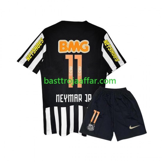Santos FC Neymar JR 11 -2012 Retro Barn Borta Fotbollströja 2011 Kortärmad