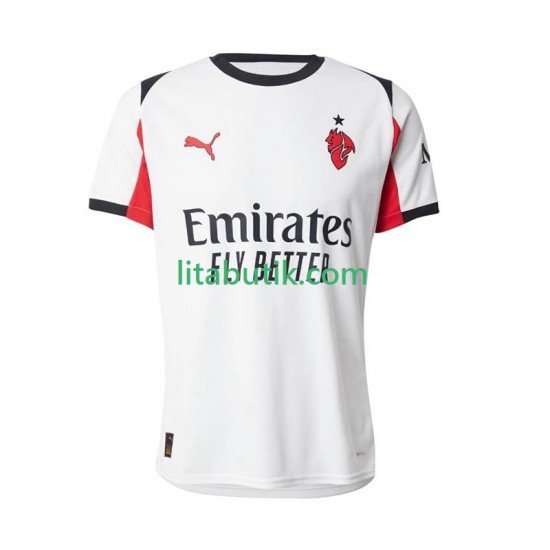 AC Milan Män Borta Fotbollströja 2025-2026 Kortärmad