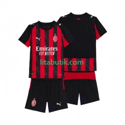 AC Milan Barn Hemma Fotbollströja 2025-2026 Kortärmad AC Milan Barn Hemma Fotbollströja 2025-2026 Kortärmad