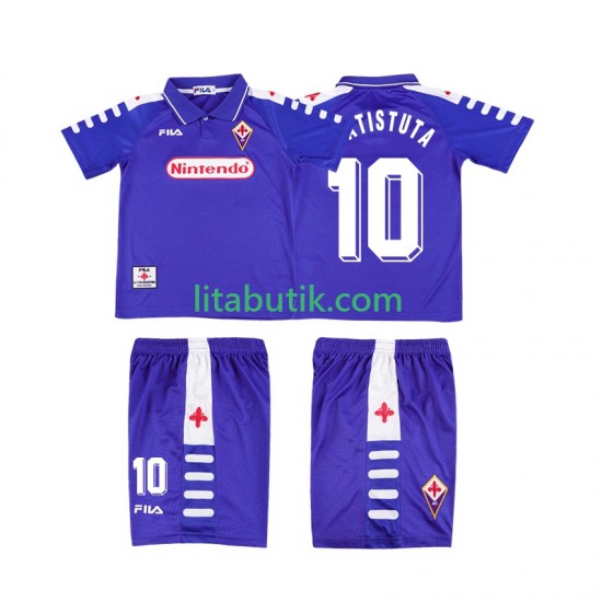 Fiorentina RUICOSTA 10 Retro Barn Hemma Fotbollströja 1998 1999 Kortärmad