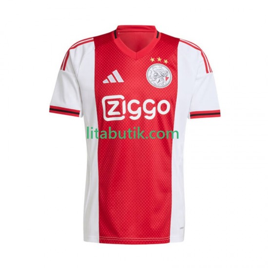 AFC Ajax Män Hemma Fotbollströja 2025-2026 Kortärmad