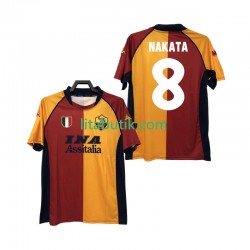 AS Roma AKATA 8 2000-2001 Retro Män Hemma Fotbollströja Kortärmad AS Roma AKATA 8 2000-2001 Retro Män Hemma Fotbollströja Kortärmad
