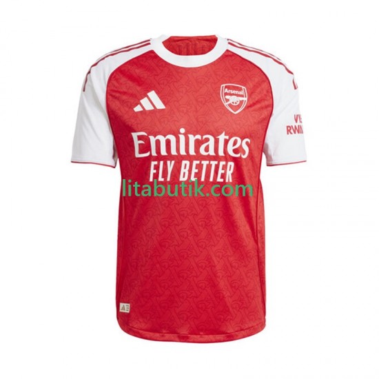 Arsenal Män Hemma Fotbollströja 2025-2026 Kortärmad