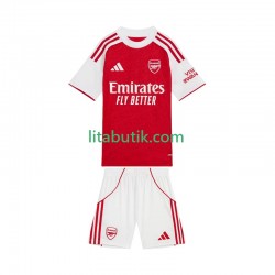 Arsenal Barn Hemma Fotbollströja 2025-2026 Kortärmad