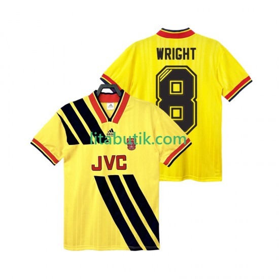 Arsenal WRIGHT 8 1993 1994 Retro Män Borta Fotbollströja Kortärmad