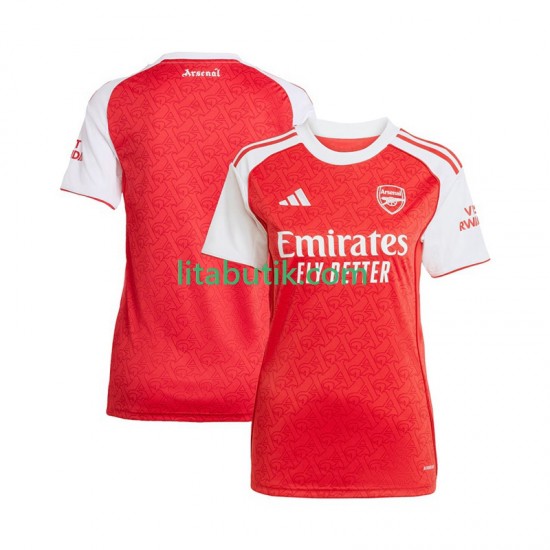 Arsenal Dam Hemma Fotbollströja 2025-2026 Kortärmad