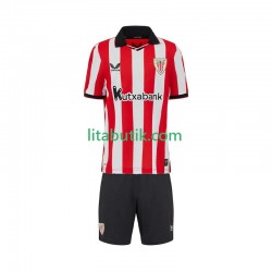 Athletic Bilbao Barn Hemma Fotbollströja 2025-2026 Kortärmad