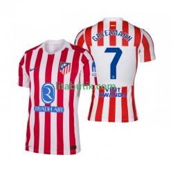 Atlético Madrid Antoine Griezmann 7 Män Hemma Fotbollströja 2025-2026 Kortärmad