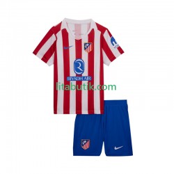 Atlético Madrid Barn Hemma Fotbollströja 2025-2026 Kortärmad