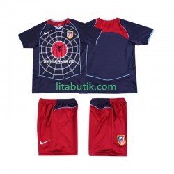 Atlético Madrid 2005 Retro Barn Borta Fotbollströja 2004 Kortärmad Atlético Madrid 2005 Retro Barn Borta Fotbollströja 2004 Kortärmad
