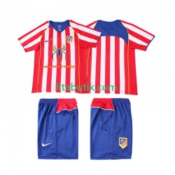 Atlético Madrid 2005 Retro Barn Hemma Fotbollströja 2004 Kortärmad Atlético Madrid 2005 Retro Barn Hemma Fotbollströja 2004 Kortärmad