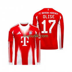 FC Bayern München Michael Olise 17 Män Hemma Fotbollströja 2025-2026 Långärmad FC Bayern München Michael Olise 17 Män Hemma Fotbollströja 2025-2026 Långärmad