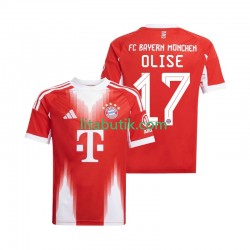 FC Bayern München Michael Olise 17 Män Hemma Fotbollströja 2025-2026 Kortärmad FC Bayern München Michael Olise 17 Män Hemma Fotbollströja 2025-2026 Kortärmad