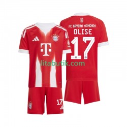 FC Bayern München Michael Olise 17 Barn Hemma Fotbollströja 2025-2026 Kortärmad FC Bayern München Michael Olise 17 Barn Hemma Fotbollströja 2025-2026 Kortärmad