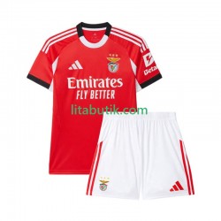 Benfica Barn Hemma Fotbollströja 2025-2026 Kortärmad Benfica Barn Hemma Fotbollströja 2025-2026 Kortärmad