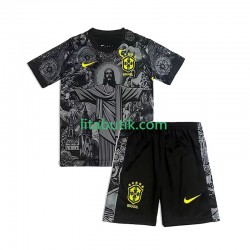 Brasilien Cheist the Redeemer Football Shirts Barn Hemma 2024 Kortärmad Brasilien Cheist the Redeemer Football Shirts Barn Hemma 2024 Kortärmad