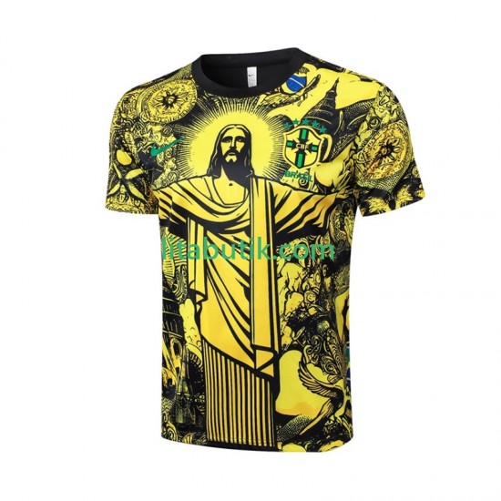 Brasilien Jesus Män Hemma Fotbollströja 2024 Kortärmad