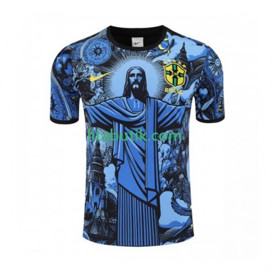 Brasilien Jesus Män Hemma Fotbollströja 2024-2025 Kortärmad