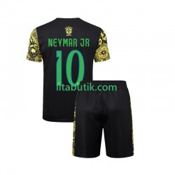 Brasilien Neymar JR 10 Jesus Barn Hemma Fotbollströja 2024 Kortärmad