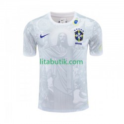 Brasilien Special Jesus Män Hemma Fotbollströja 2024-2025 Kortärmad Brasilien Special Jesus Män Hemma Fotbollströja 2024-2025 Kortärmad