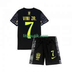 Brasilien Vinicius Junior 7 Cheist the Redeemer Football Shirts Barn Hemma 2024 Kortärmad Brasilien Vinicius Junior 7 Cheist the Redeemer Football Shirts Barn Hemma 2024 Kortärmad