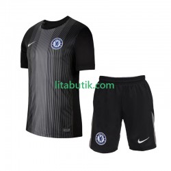 Chelsea Målvakt Barn Hemma Fotbollströja 2025-2026 Kortärmad