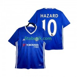 Chelsea HAZARD 10 2016-2017 Retro Män Hemma Fotbollströja Kortärmad
