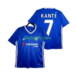 Chelsea KANTE 7 2016-2017 Retro Män Hemma Fotbollströja Kortärmad